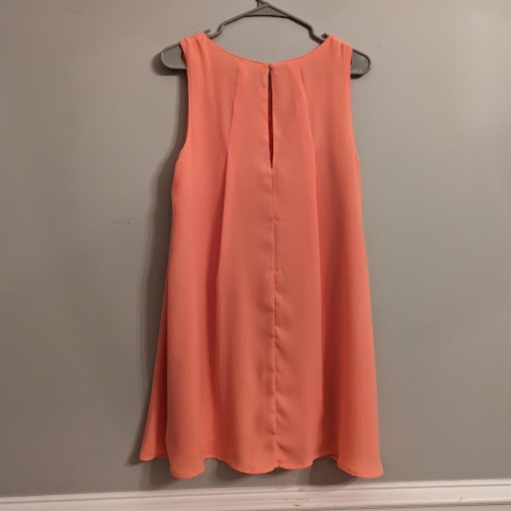 Kori American, Pink/Peachy flowy Dress, size Medium - Picture 2 of 5